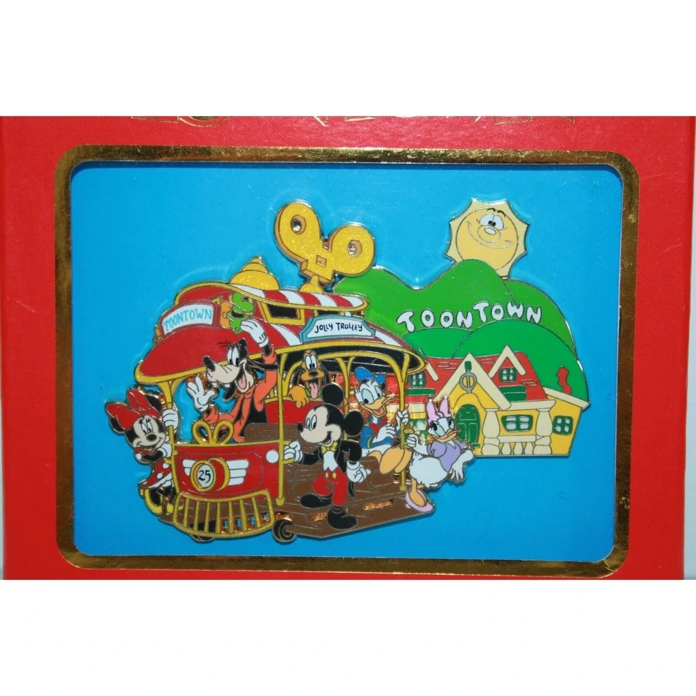 RARE Disney Mickey's ToonTown 25th Anniversary‎ Limited Edition of 200 Jumbo Pin